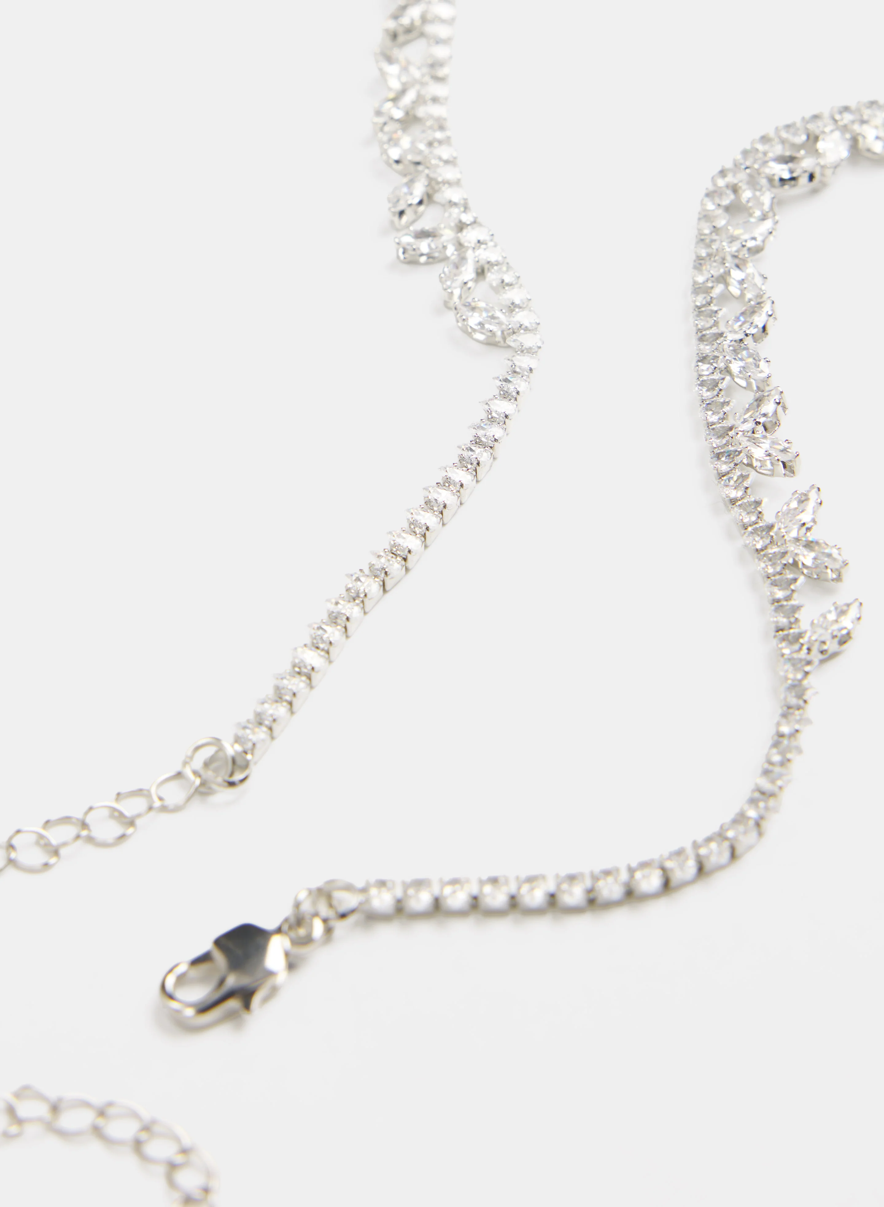 Cubic Zirconia V Necklace - Image 2