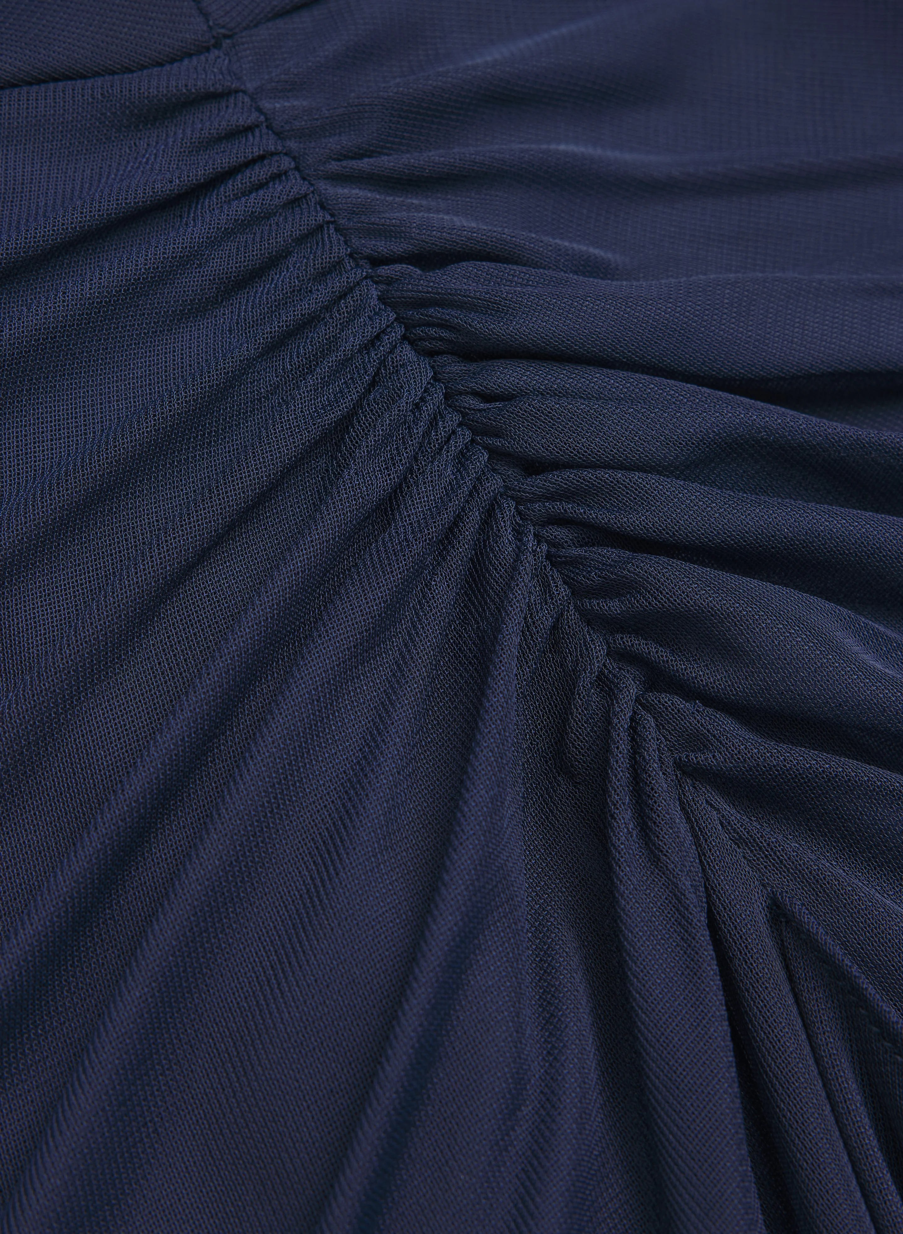 Mesh Waterfall Ruffle Dress - Image 7
